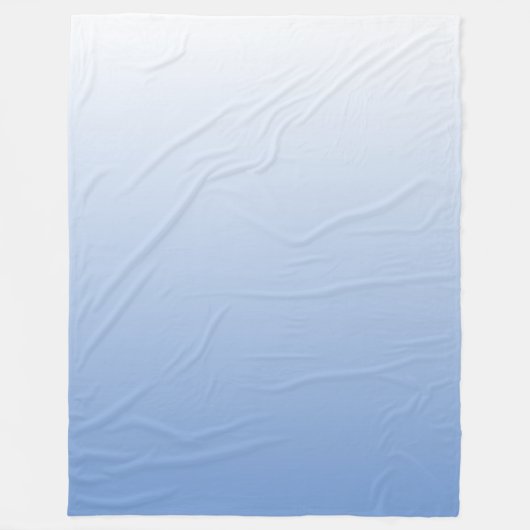 Ihre Farbe mit weißem Ombre Fade Gradient Fleecedecke (Vorderseite)