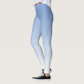 Ihre Farbe mit weißem Ombre Fade Gradient Leggings (Links)