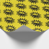 Ihre Farbe und Sun-Blitze Geschenkpapier (Ecke)