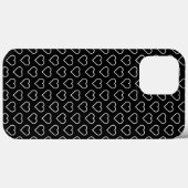 Ihre Farben hören - Schwarz-weiß Case-Mate iPhone Hülle (Rückseite (Horizontal))