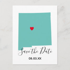 Ihre Farben New Mexico Karte Save the Date gestalt