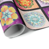 Ihre farbigen Mandalase, die Papier umblättern - S Geschenkpapier (Rolleneckpunkt)