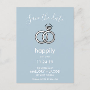 Ihre Farbwahl glücklich überhaupt nach Save the Ankündigungspostkarte