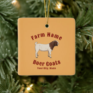 Ihre Farm Boer-Ziegen Keramikornament