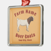 Ihre Farm Boer-Ziegen Ornament Aus Metall (Links)