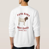 Ihre Farm Boer-Ziegen Sweatshirt (Rückseite)