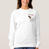 Ihre Farm Boer-Ziegen Sweatshirt (Vorderseite)