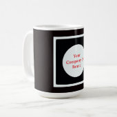 Ihre Firma oder Markenwerbung  Kaffeetasse (Vorderseite Links)