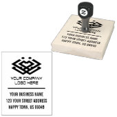 Ihre Firmenlogo-Adresse Gummistempel (Stempel)