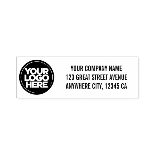 Ihre Firmenlogo-Adresse Permastempel (Design)