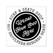 Ihre Firmenlogo-Adresse Permastempel (Design)