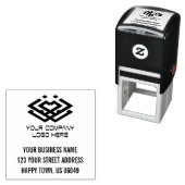 Ihre Firmenlogo-Adresse Permastempel (Beispiel)