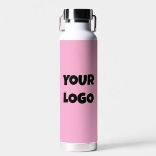 IHRE FIRMENLOGO-PINK-WASSERFLASCHE TRINKFLASCHE
