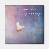 Ihre Flügel wachsen Magnet (Vorne)