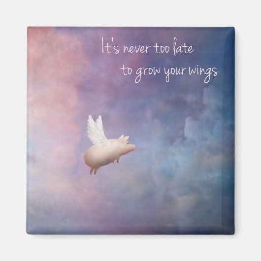 Ihre Flügel wachsen Magnet (Vorne)