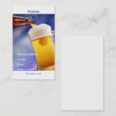 Ihre fördernde Karte des Bieres (Vorne/Hinten)