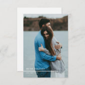 Ihre Foto-Gesprächspartei danke Karte (Vorne/Hinten)