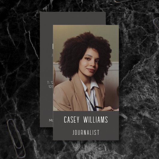 Ihre Foto-Journalistin Business Card Visitenkarte