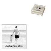 Ihre Foto-Kautschuk-Briefmarke mit benutzerdefinie Gummistempel (Stempel)