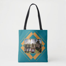IHRE Foto- & Monogram Geometric Mustertüten Tasche