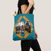 IHRE Foto- & Monogram Geometric Mustertüten Tasche (Von Nahem)