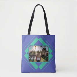 IHRE Foto- & Monogram Geometric Mustertüten Tasche
