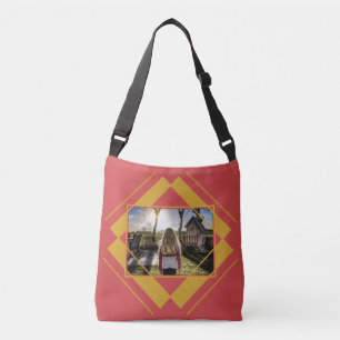 IHRE Foto- & Monogram Geometric Mustertüten Tragetaschen Mit Langen Trägern