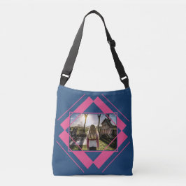 IHRE Foto- & Monogram Geometric Mustertüten Tragetaschen Mit Langen Trägern