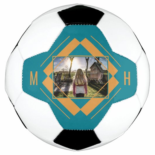 IHRE Foto- & Monogramm-Fußball Fußball (Vorderseite)
