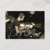 Ihre Foto Music DJ Business Card Visitenkarte (Vorderseite)