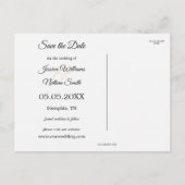 Ihre Foto-Musik Save the Date Postkarte (Rückseite)