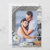 Ihre Foto Nautic Beach Save the Date Karte (Rückseite)