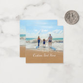 Ihre Foto-Note-Karte mit benutzerdefiniertem Text Mitteilungskarte (Vorderseite/Rückseite Beispiel)