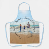 Ihre Foto-Schürze mit benutzerdefiniertem Text Schürze (Vorderseite)