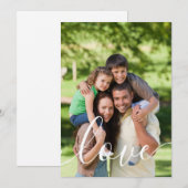 Ihre Foto Script-Liebe Einladung (Vorne/Hinten)