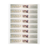 Ihre Foto-Silber-Sanktsleigh-Rücksendeadresse (Bogen)