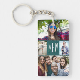 IHRE FOTO- u. MONOGRAMMschlüsselkette Schlüsselanhänger