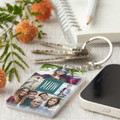 IHRE FOTO- u. MONOGRAMMschlüsselkette Schlüsselanhänger (Vorderseite rechts)