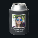 IHRE FOTO- u. TEXT-Gewohnheit kann cooler Dosenkühler<br><div class="desc">Eine lustige Dose cooler für bachelorette,  Geburtstag,  Ruhestand,  Abschluss und andere Partys. Sie können die Hintergrundfarbe zu jeder möglicher Farbe besonders anfertigen,  die Sie wünschen.

Probieren Sie Bild durch freepik.com (verwendet mit Lizenz),  geändert von mir.</div>