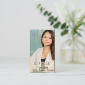 Ihre Foto-Übersetzerin übersetzt Business Card Visitenkarte (Stehend Vorderseite)