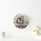 IHRE FOTO-Uhr Runde Wanduhr (Zuhause)