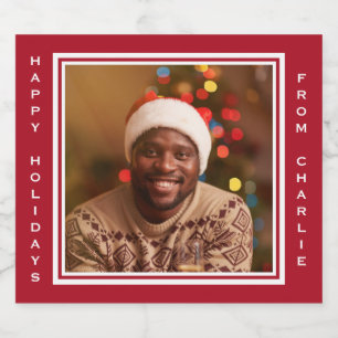 IHRE Foto- und benutzerdefinierten Textzeichen Bierflaschenetikett