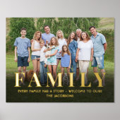 Ihre Foto- und Quotenfamilie Elegant-Minimal beibe Foliendrucke (Vorderseite)