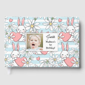 IHRE Foto- und Text-Liebe Bunny Gästebuch (Vorderseite)