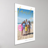 Ihre Foto- und Texttypografie Personalisiert Foliendrucke (Ablage )