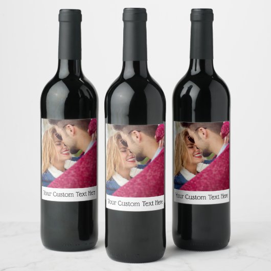Ihre Foto- und Textweinetiketten Weinetikett (Flaschen)