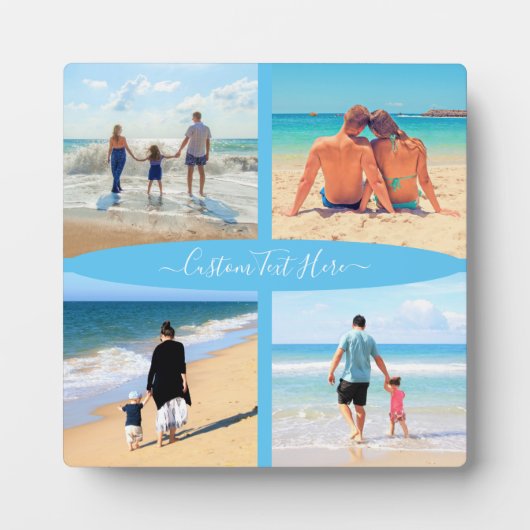 Ihre Fotocollage-Ebene mit benutzerdefiniertem Tex Fotoplatte (Vorderseite)