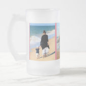 Ihre FotoCollage und Personalisierter benutzerdefi Mattglas Bierglas (Links)