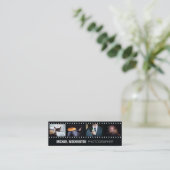 IHRE Fotograf-Geschäftskarten der FOTOS Mini Visitenkarte (Stehend Vorderseite)