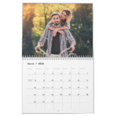 Ihre Fotos auf jedem Seitenkalender Kalender (Mär 2026)